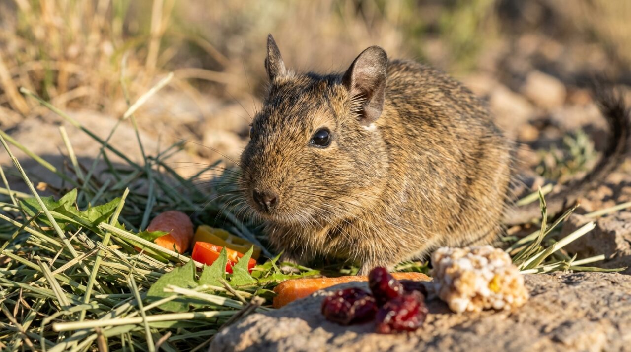 découvrez les conseils essentiels pour l'alimentation de l'octodon (dègue du chili) et apprenez à prévenir le diabète chez votre petit rongeur.