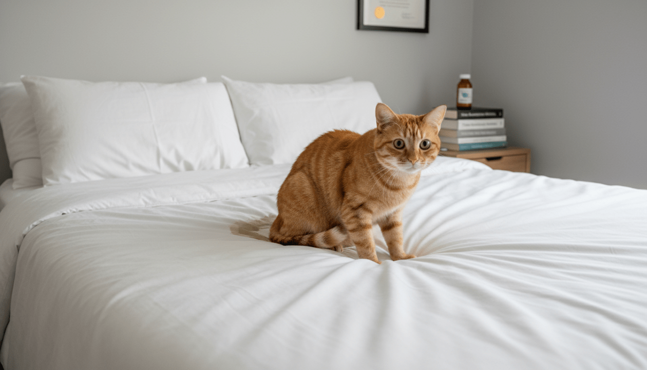 découvrez les 7 causes psychologiques et médicales pouvant expliquer pourquoi votre chat fait pipi sur le lit, et apprenez comment y remédier efficacement.