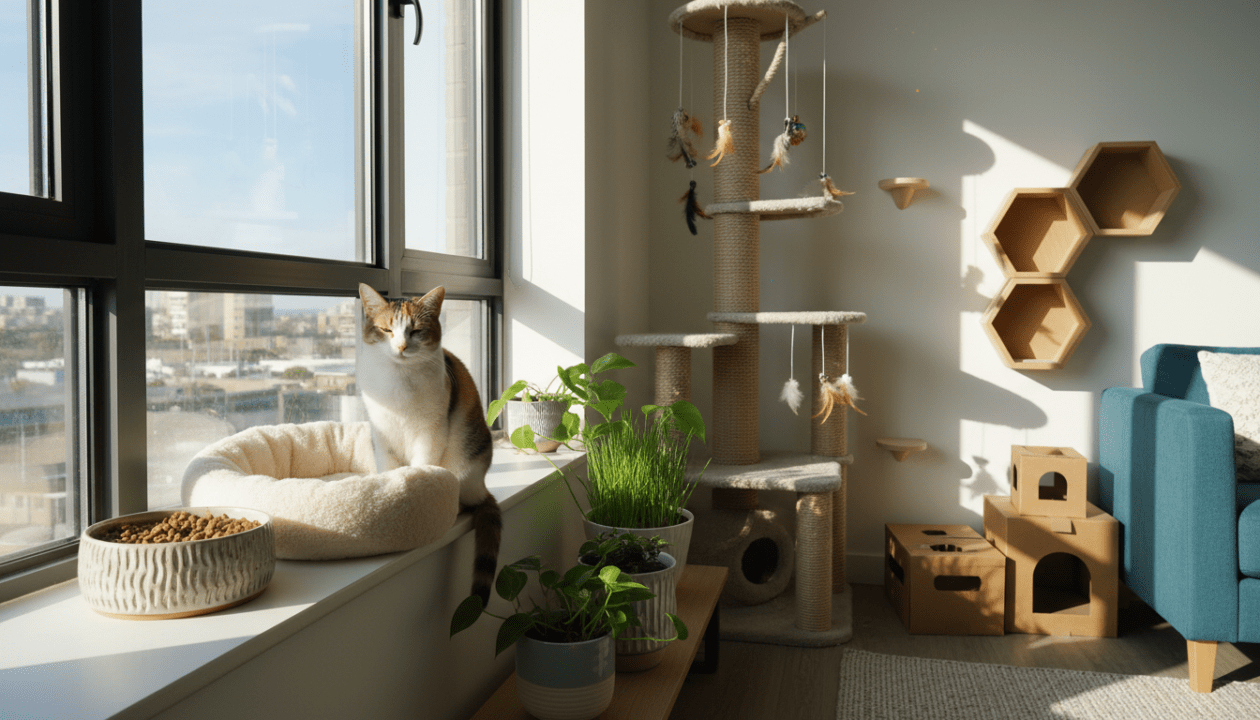 découvrez 10 astuces efficaces pour enrichir l'habitat de votre chat en appartement et éviter qu'il ne s'ennuie. offrez-lui un environnement stimulant et épanouissant !