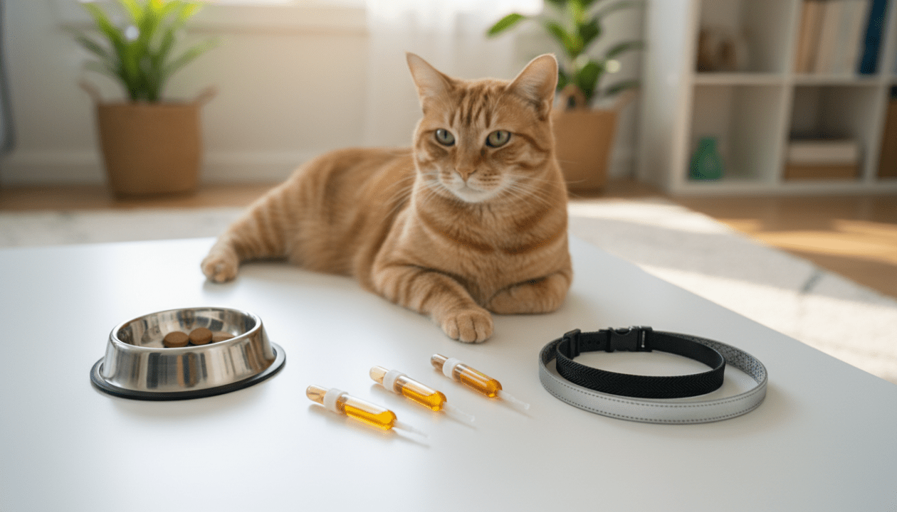 découvrez les meilleures solutions anti-puces et tiques pour chat : comparez pipettes, colliers et cachets pour protéger efficacement votre compagnon félin.