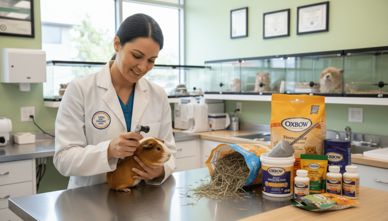 découvrez pourquoi les vétérinaires spécialistes des nouveaux animaux de compagnie (nac) recommandent la marque oxbow pour une alimentation saine et adaptée.