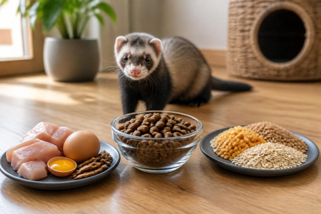 découvrez le taux idéal de protéines et glucides dans les croquettes pour furet afin d'assurer une alimentation équilibrée et saine à votre animal de compagnie.