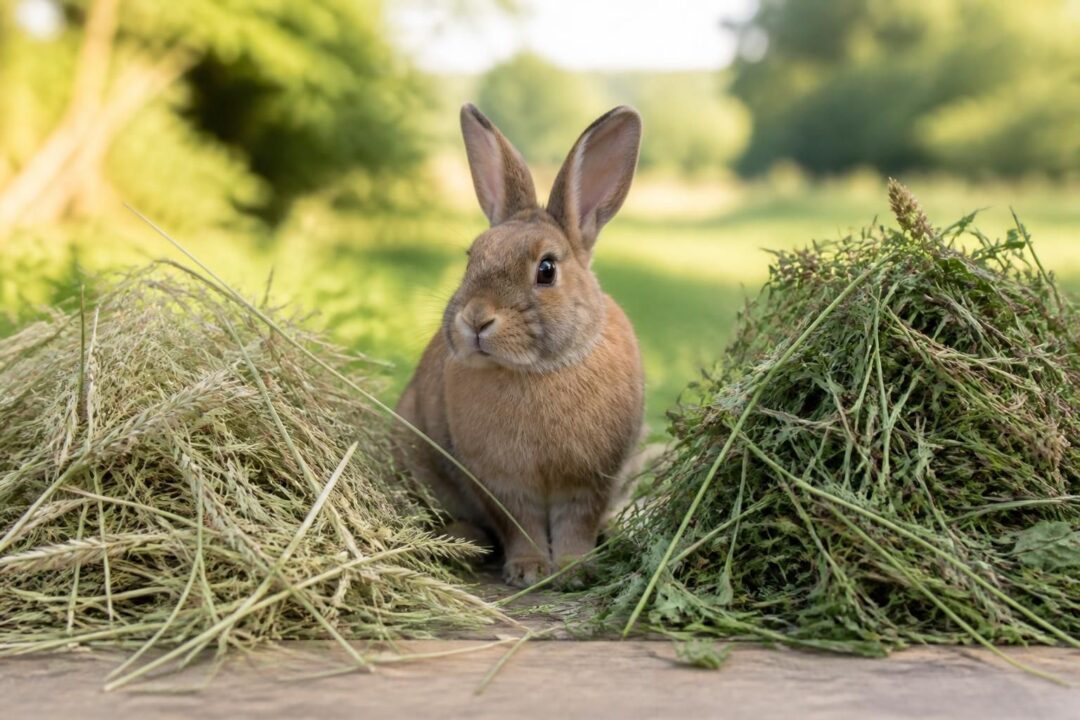 découvrez les différences entre le foin de phléole (timothy) et le foin de crau pour choisir le meilleur pour la santé et le bien-être de votre lapin.