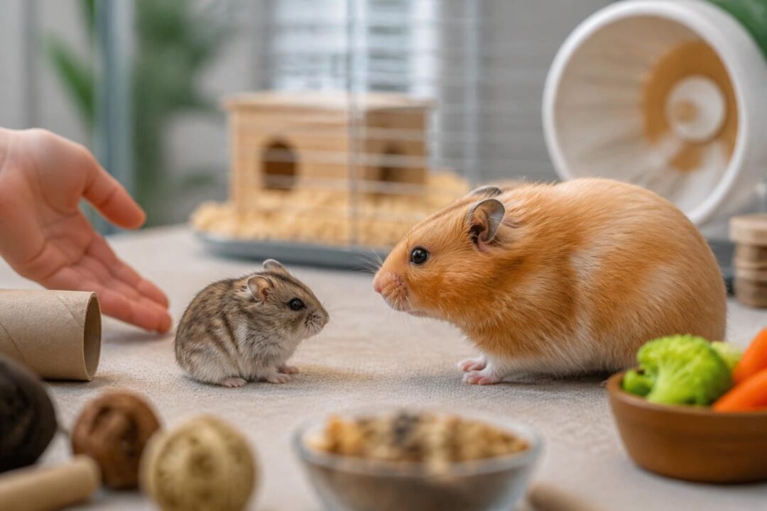 découvrez les différences entre le hamster nain et le hamster syrien, choisissez celui qui vous convient le mieux et apprenez comment les apprivoiser facilement.